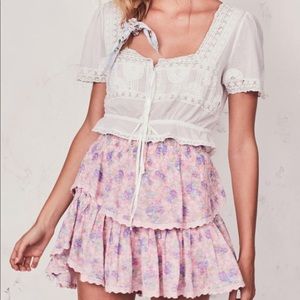 🌀SOLD🌀LoveShackFancy Ruffle Mini Skirt